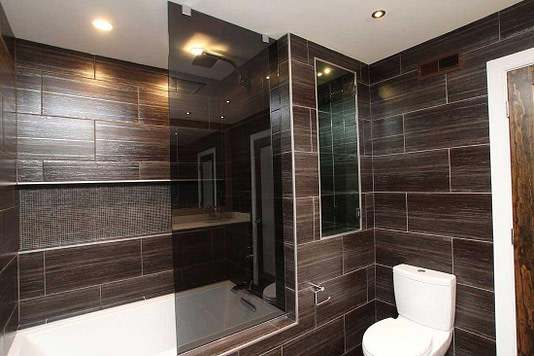 Bathroom design tiles Cyrus Construction